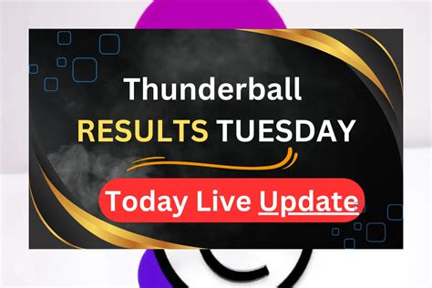 thunderball results for tonight youtube live|Thunderball Results and winning numbers at Jackpot.com.